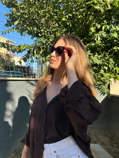 Cepli Oversize Kahverengi Gömlek 1